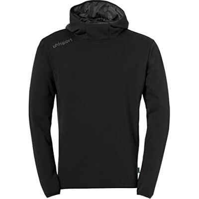 uhlsport Herr Essential Hoodie, Svart, S uhlsport Herr Essential Hoodie, Svart, S