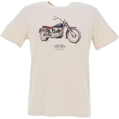 Teddy Smith T-shirt för herr T-shirt Carso MC Cream storlek M, Färg: creme, M Teddy Smith T-shirt för herr T-shirt Carso MC Cream storlek M, Färg: creme, M