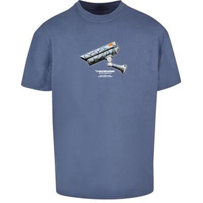 Tee T-shirt för män CCTV oversize T-shirt vintageblå S, Vintageblue, S Tee T-shirt för män CCTV oversize T-shirt vintageblå S, Vintageblue, S