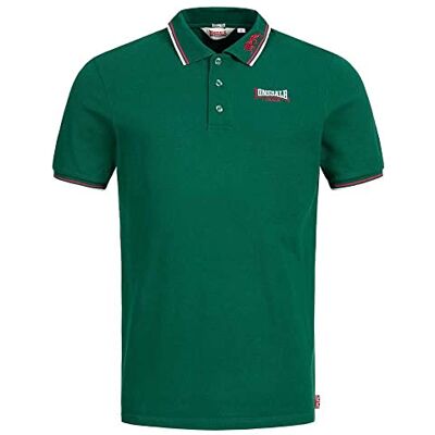 Lonsdale lejon pikétröja herr, grön (Bottle green), XXL Lonsdale lejon pikétröja herr, grön (Bottle green), XXL