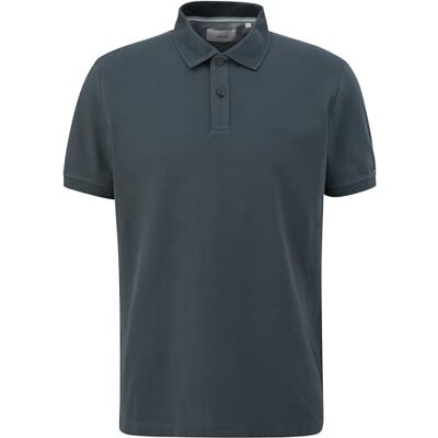 s.Oliver Pikétröja för män, grå, 3XL s.Oliver Pikétröja för män, grå, 3XL