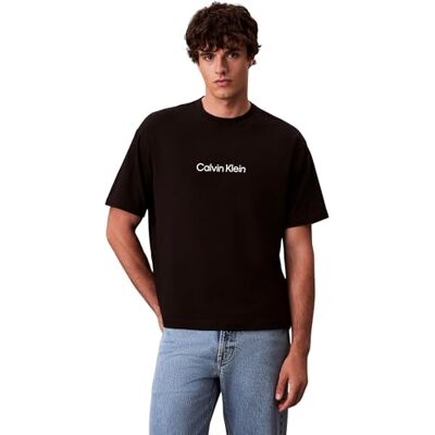 Calvin Herr SS RLXD Standard Logo CREWNK T-shirts, svart (svart), XXL_Plus Calvin Herr SS RLXD Standard Logo CREWNK T-shirts, svart (svart), XXL_Plus