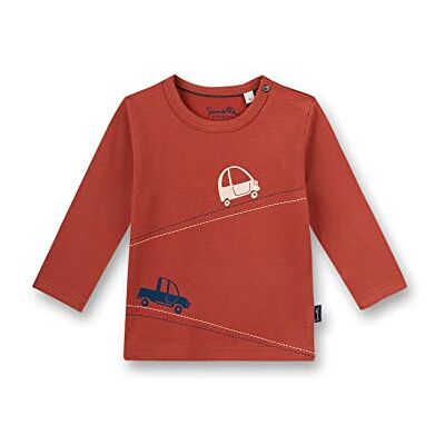 Sanetta Långärmad t-shirt för pojkar, Tabacco, 56 cm Sanetta Långärmad t-shirt för pojkar, Tabacco, 56 cm