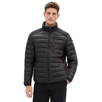 TOM TAILOR Herr 1038905 jacka, 2999-svart, S, 29999 Svart, S TOM TAILOR Herr 1038905 jacka, 2999-svart, S, 29999 Svart, S