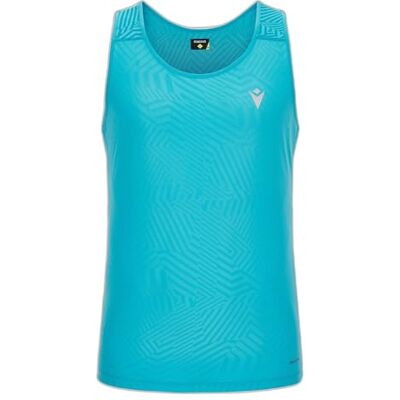 Macron Run Start Scd Placid Singlet Print Nsky/Dnsky Man Tank Top Män Macron Run Start Scd Placid Singlet Print Nsky/Dnsky Man Tank Top Män