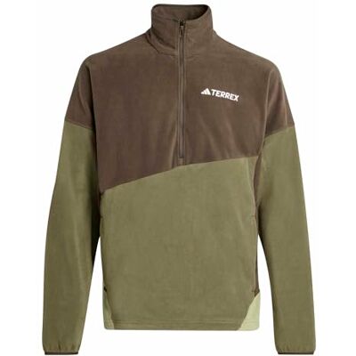 adidas herr Terrex Multi Climawarm Fleece Anorak Sweatshirt, shadow olive/olive strata, L adidas herr Terrex Multi Climawarm Fleece Anorak Sweatshirt, shadow olive/olive strata, L