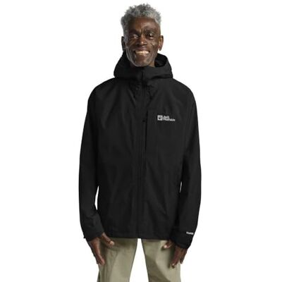 Jack Wolfskin Tempest 2l Jkt M Jacka, Svart, Medium Herr, svart, M Jack Wolfskin Tempest 2l Jkt M Jacka, Svart, Medium Herr, svart, M