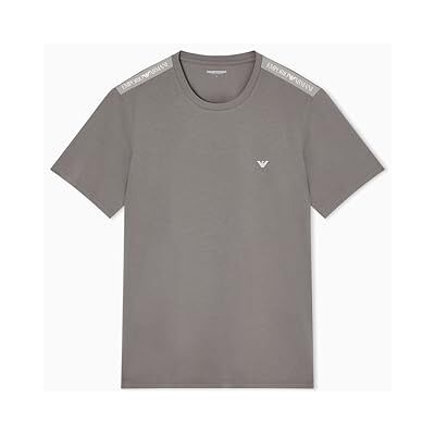 Giorgio Armani Herr CORE Logoband Crew Neck T-Shirt Grå S Giorgio Armani Herr CORE Logoband Crew Neck T-Shirt Grå S