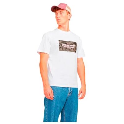 JACK & JONES JACK&JONES Jorbushwick Box Tee Ss Crew Neck, Ljus vit, L JACK & JONES JACK&JONES Jorbushwick Box Tee Ss Crew Neck, Ljus vit, L