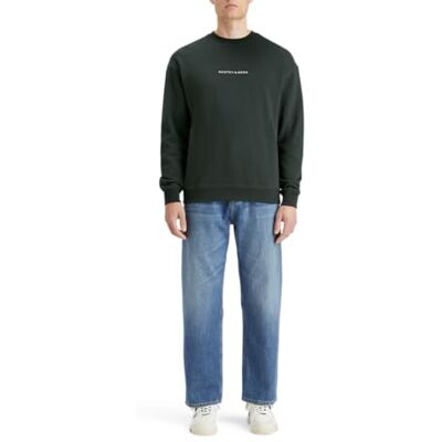 Scotch & Soda Herr Core-Logo Front Chest sweatshirt, Grakt grön, XXL Scotch & Soda Herr Core-Logo Front Chest sweatshirt, Grakt grön, XXL