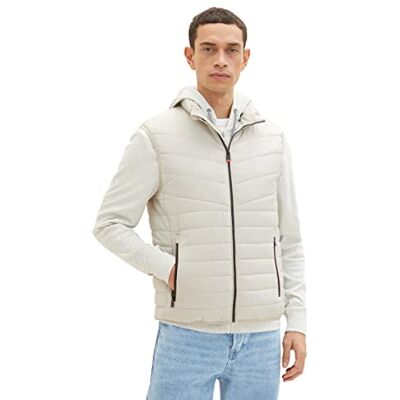 TOM TAILOR Herr väst 1034034, 26199 Beige Alfalfa, S TOM TAILOR Herr väst 1034034, 26199 Beige Alfalfa, S