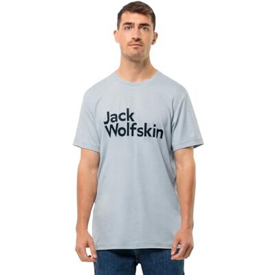 Jack Wolfskin märke T M, Mjuk blå, M Jack Wolfskin märke T M, Mjuk blå, M