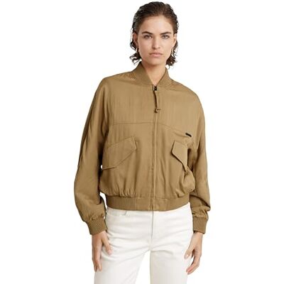 G-STAR RAW Everyday Bomber Overtröja, Beige (safari D23018-D573-B444), S G-STAR RAW Everyday Bomber Overtröja, Beige (safari D23018-D573-B444), S