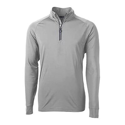 Cutter & Buck Herr långärmad adapter Eco Knit Quarter Zip tröja skjorta, polerad, 3XL Cutter & Buck Herr långärmad adapter Eco Knit Quarter Zip tröja skjorta, polerad, 3XL