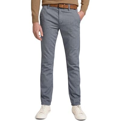 TOM TAILOR Denim Herr Strukturerad rak chinos 1016072, 21439 Two Colored Navy Design, 33W / 36L TOM TAILOR Denim Herr Strukturerad rak chinos 1016072, 21439 Two Colored Navy Design, 33W / 36L