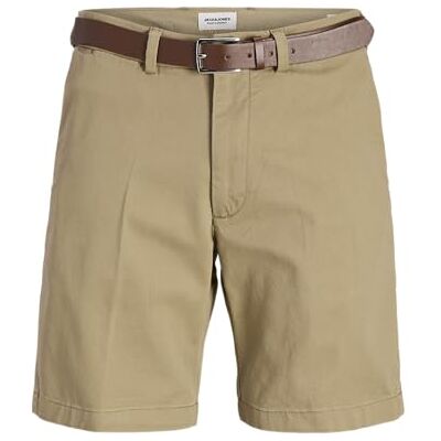 JACK & JONES Jpstmarco Jjfranco chinos shorts W bälte, Elmwood, S JACK & JONES Jpstmarco Jjfranco chinos shorts W bälte, Elmwood, S