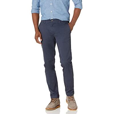 Amazon Essentials Skinny-Fit Tvättade Comfort Stretch Chino Byxa (tidigare Goodthreads), Marinblå, 42 B x 28 L Amazon Essentials Skinny-Fit Tvättade Comfort Stretch Chino Byxa (tidigare Goodthreads), Marinblå, 42 B x 28 L