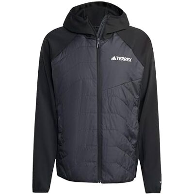 adidas Mezczyzni Terrex Multi CLIMAWARM Insulated Hybrid Hooded Jacket, Black, M adidas Mezczyzni Terrex Multi CLIMAWARM Insulated Hybrid Hooded Jacket, Black, M
