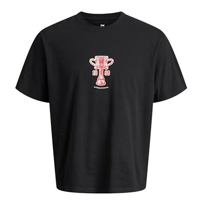 JACK & JONES Jorformula Gallery Tee Ss Crew Neck Tg, svart, M JACK & JONES Jorformula Gallery Tee Ss Crew Neck Tg, svart, M