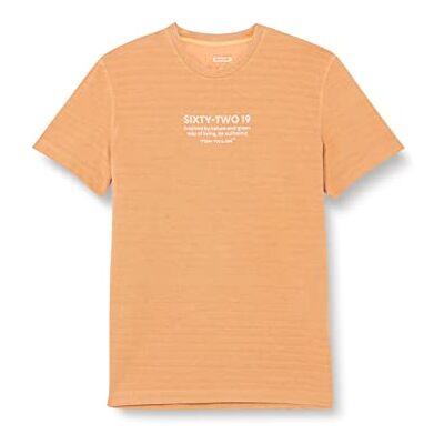 TOM TAILOR herr T-shirt 1035637, 22225 Washed Out Orange, XL TOM TAILOR herr T-shirt 1035637, 22225 Washed Out Orange, XL