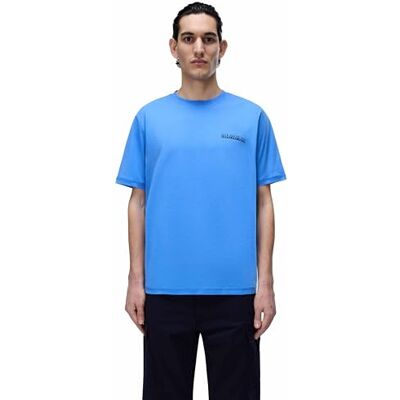 Napapijri Senar Blå Kortärmad T-shirt, Ultramarine B2v, S Napapijri Senar Blå Kortärmad T-shirt, Ultramarine B2v, S