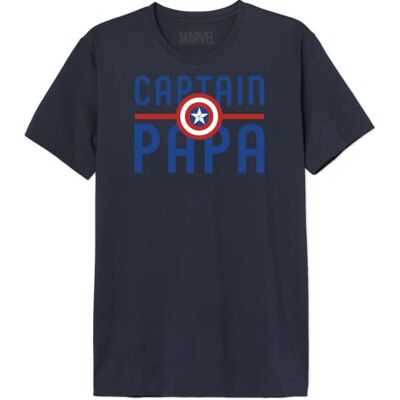 Marvel T-shirt herr, Marin, XL Marvel T-shirt herr, Marin, XL