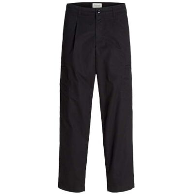 JACK & JONES Jpstbill Jjpaspel Cargo Tap Sn Styd Byxor, Svart, 32 W x 34 L för män, svart, 32W / 34L JACK & JONES Jpstbill Jjpaspel Cargo Tap Sn Styd Byxor, Svart, 32 W x 34 L för män, svart, 32W / 34L