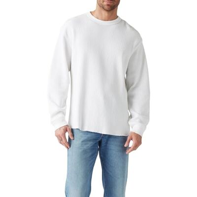 Levi's Ls RLX termisk t-shirt för män, Vit +, XL Levi's Ls RLX termisk t-shirt för män, Vit +, XL