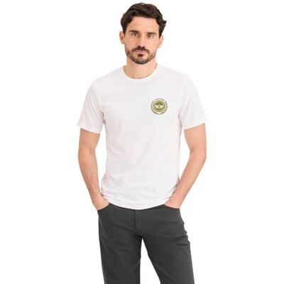 Dockers Men's Tees Graphic Tee, Crest Logo Lucent White (avokado), XL Dockers Men's Tees Graphic Tee, Crest Logo Lucent White (avokado), XL