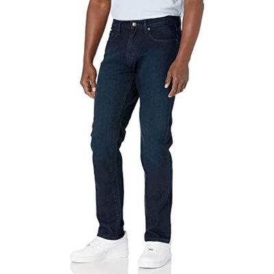 Amazon Essentials Men's Jeans atletisk passform, Blå Overdye, 36W / 31L Amazon Essentials Men's Jeans atletisk passform, Blå Overdye, 36W / 31L