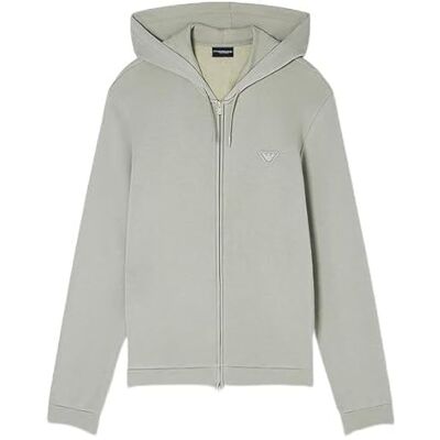 Giorgio Armani MODAL Frottétröja med huva grå M Giorgio Armani MODAL Frottétröja med huva grå M