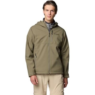 Columbia mäns Ascender II Softshelljacka med huva, Stengrön, XL Columbia mäns Ascender II Softshelljacka med huva, Stengrön, XL