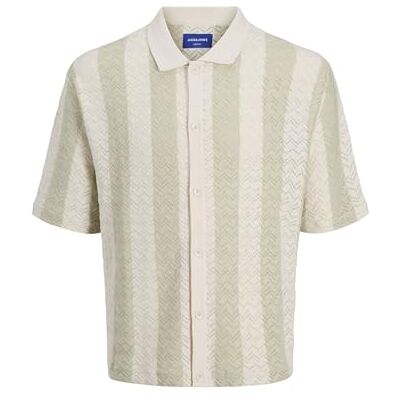 JACK & JONES Jortyler Knit Ss Polo Sn, Havssalt, L JACK & JONES Jortyler Knit Ss Polo Sn, Havssalt, L