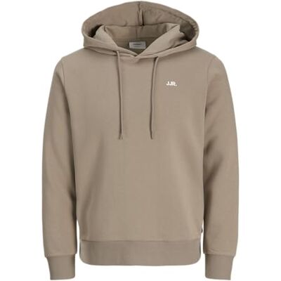 JJ REBEL Jrebrebel Logo Sweat Hood Noos, Rostad cashew, XL JJ REBEL Jrebrebel Logo Sweat Hood Noos, Rostad cashew, XL
