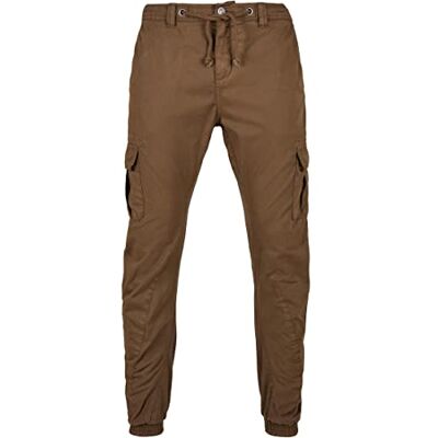 Urban Classics Herr cargo joggingbyxor byxor, Mörk mark, 5XL Urban Classics Herr cargo joggingbyxor byxor, Mörk mark, 5XL