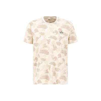 Alpha Industries Backprint T Camo T-Shirt För Män Sand Camo Alpha Industries Backprint T Camo T-Shirt För Män Sand Camo