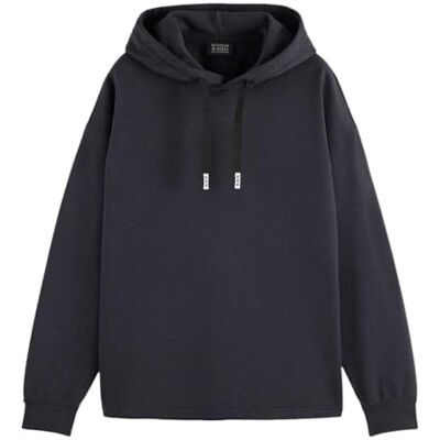 Scotch & Soda Core – 3 Crosses Hoodie, Svart 001, M Scotch & Soda Core – 3 Crosses Hoodie, Svart 001, M