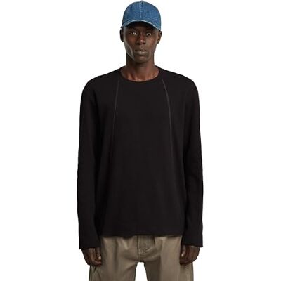 G-STAR RAW Tweeter a line r t ls, Svart (Dk Black D26826-e164-6484), S G-STAR RAW Tweeter a line r t ls, Svart (Dk Black D26826-e164-6484), S