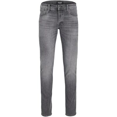 JACK & JONES Slim JJIGLENN Jjoriginal SQ 349 Slim Jeans, Svart denim, 36W x 32L JACK & JONES Slim JJIGLENN Jjoriginal SQ 349 Slim Jeans, Svart denim, 36W x 32L