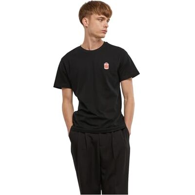 Tee herr-t-shirt 100% bomull svart L, svart, L Tee herr-t-shirt 100% bomull svart L, svart, L