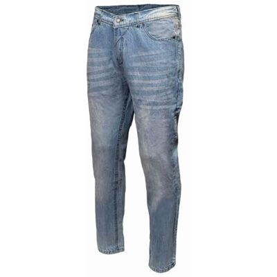 Milwaukee Performance denim jeans för män förstärkta med Aramid (låg passform design) BLÅ 42 Milwaukee Performance denim jeans för män förstärkta med Aramid (låg passform design) BLÅ 42