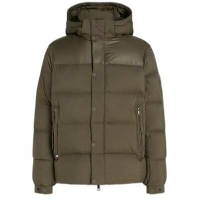 Tommy Hilfiger herr MIX DOWN HOODED PUFFER JACKA MW0MW36569, pufferjacka, khaki, XXL, Kaki (armégrön), XXL Tommy Hilfiger herr MIX DOWN HOODED PUFFER JACKA MW0MW36569, pufferjacka, khaki, XXL, Kaki (armégrön), XXL