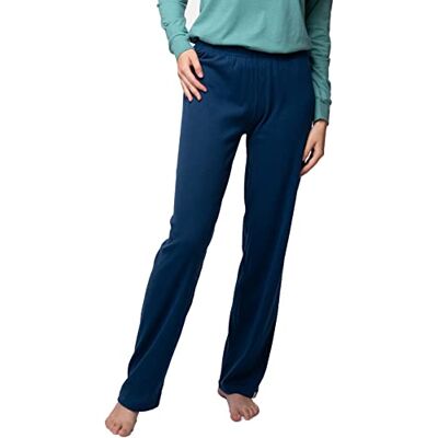 greenjama Dambyxor av Derby-Rib, GOTS-certifierad pyjamasunderdel, ultramarin, 42, Ultramarin, 42 greenjama Dambyxor av Derby-Rib, GOTS-certifierad pyjamasunderdel, ultramarin, 42, Ultramarin, 42