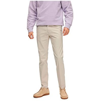 SELECTED HOMME Male Chino 175 Slim Fit Flex, Månslag, 36W / 32L SELECTED HOMME Male Chino 175 Slim Fit Flex, Månslag, 36W / 32L