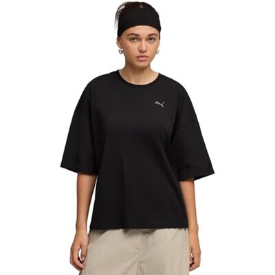 PUMA HER överdimensionerad t-shirt svart PUMA HER överdimensionerad t-shirt svart