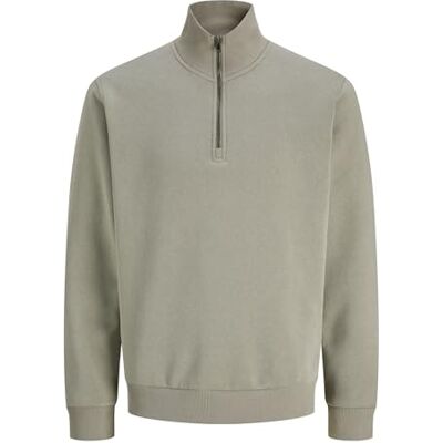JACK & JONES Jjebradley sweat halv dragkedja Noos, Vetiver, XL JACK & JONES Jjebradley sweat halv dragkedja Noos, Vetiver, XL