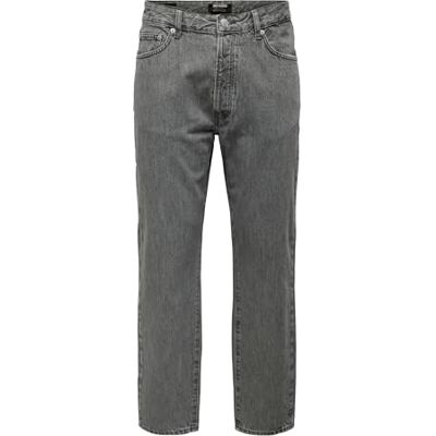 Only & Sons ONSTYE Lös tejp. MGD 0013 AZG DNM, Medium grå denim, 28W / 32L Only & Sons ONSTYE Lös tejp. MGD 0013 AZG DNM, Medium grå denim, 28W / 32L