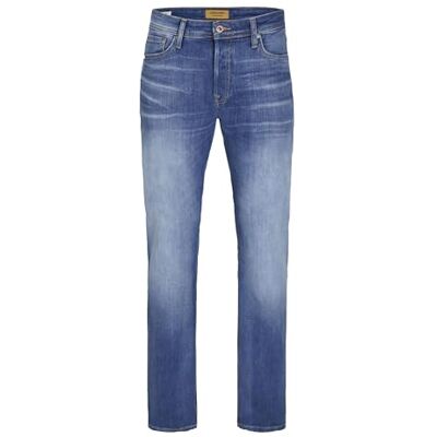 JACK & JONES mäns jeans med lös passform, Blå denim, 27W x 32L JACK & JONES mäns jeans med lös passform, Blå denim, 27W x 32L