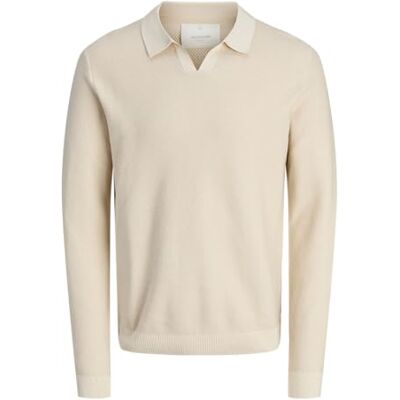 JACK & JONES Jprcceaston stickad delad hals Sn, Silverfoder, XL JACK & JONES Jprcceaston stickad delad hals Sn, Silverfoder, XL