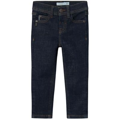 NAME IT Namn IT pojkjeans X-Slim Fit, Mörkblå denim/detalj: otvättad, 98 NAME IT Namn IT pojkjeans X-Slim Fit, Mörkblå denim/detalj: otvättad, 98